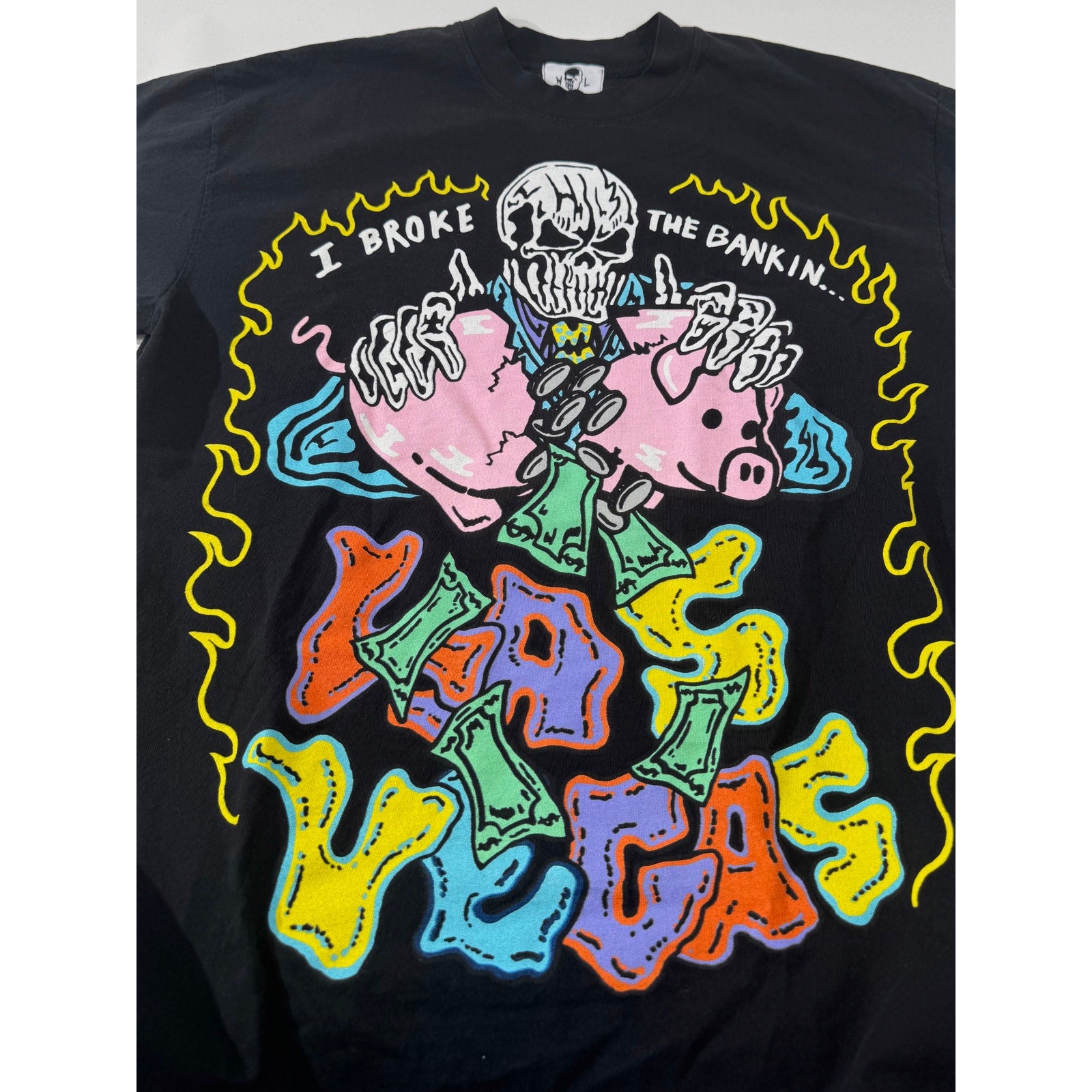 Men's Warren Lotas "I Broke The Bank In Las Vegas" T-Shirt Size L