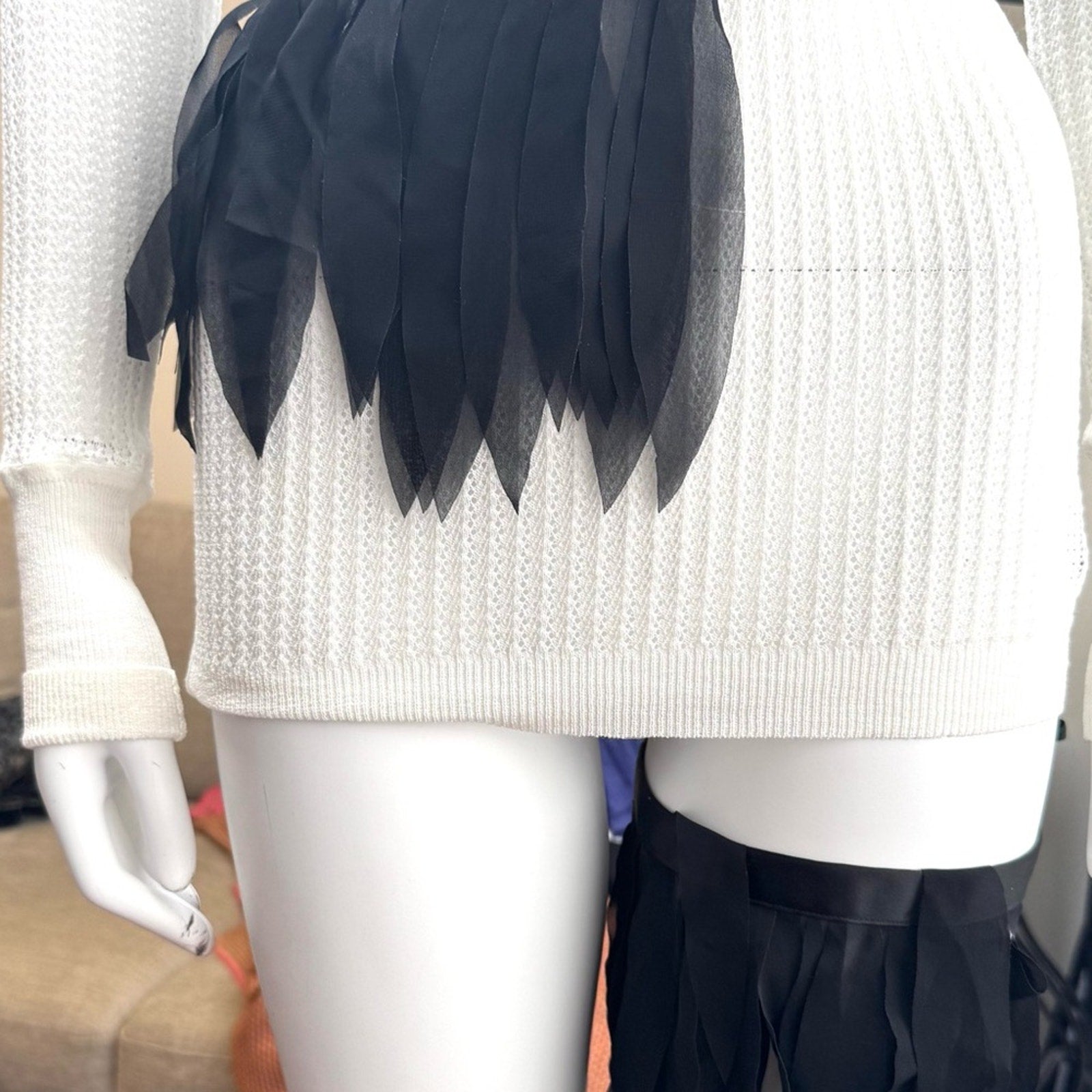 Woolford UNiQUE ribbon&chiffon tye accessory(2) upper thigh/necklace/belt/choker