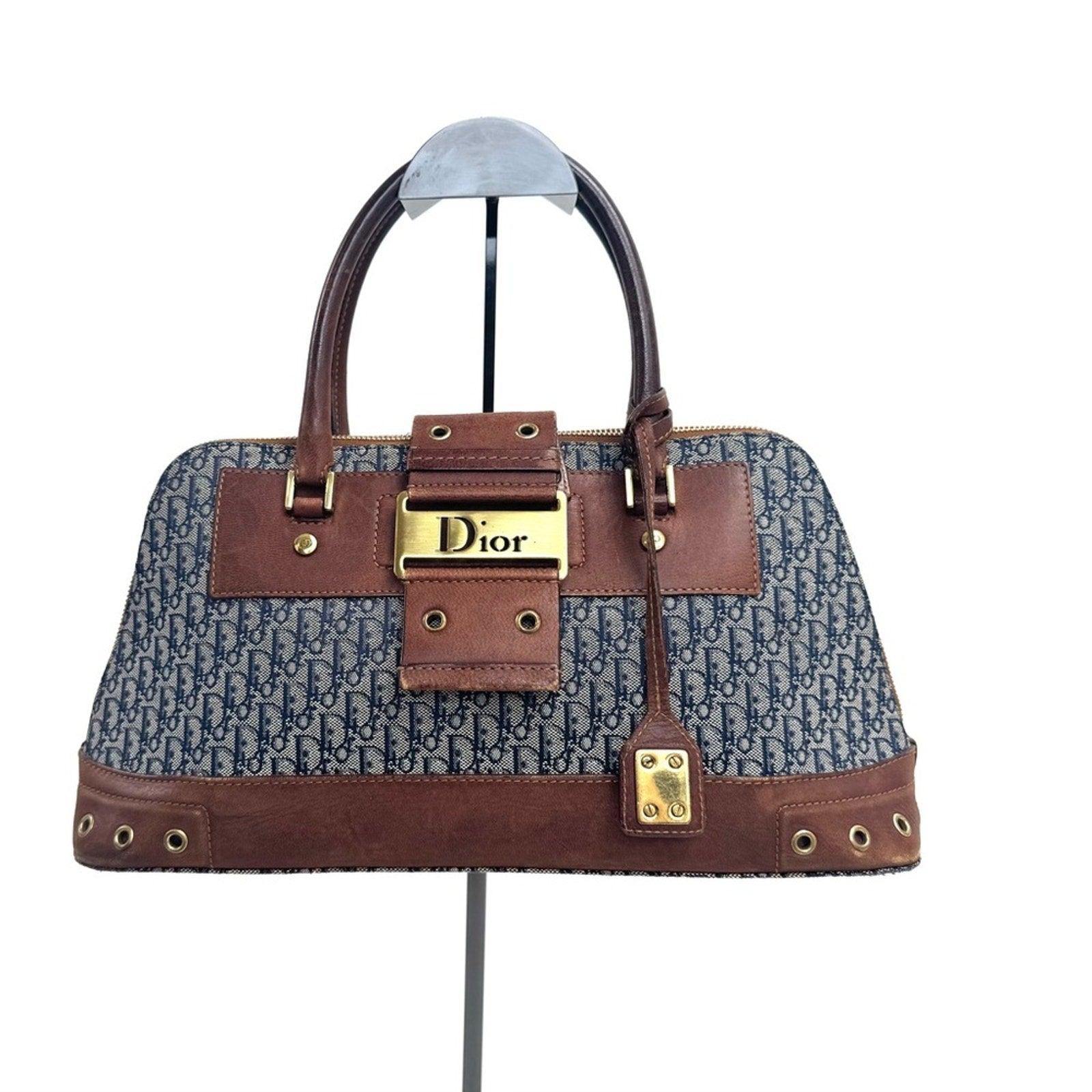 Christian Dior Diorissimo Trotter Canvas Street Chic Dome handbag or Satchel.