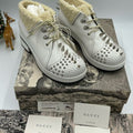 Women’s Gucci spiked shearling lined ankle boots size 39 made in Italy