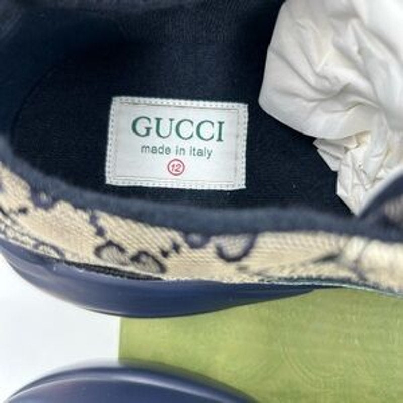 Men's Gucci GG supreme Rython sneakers size 12 made in Italy NWT