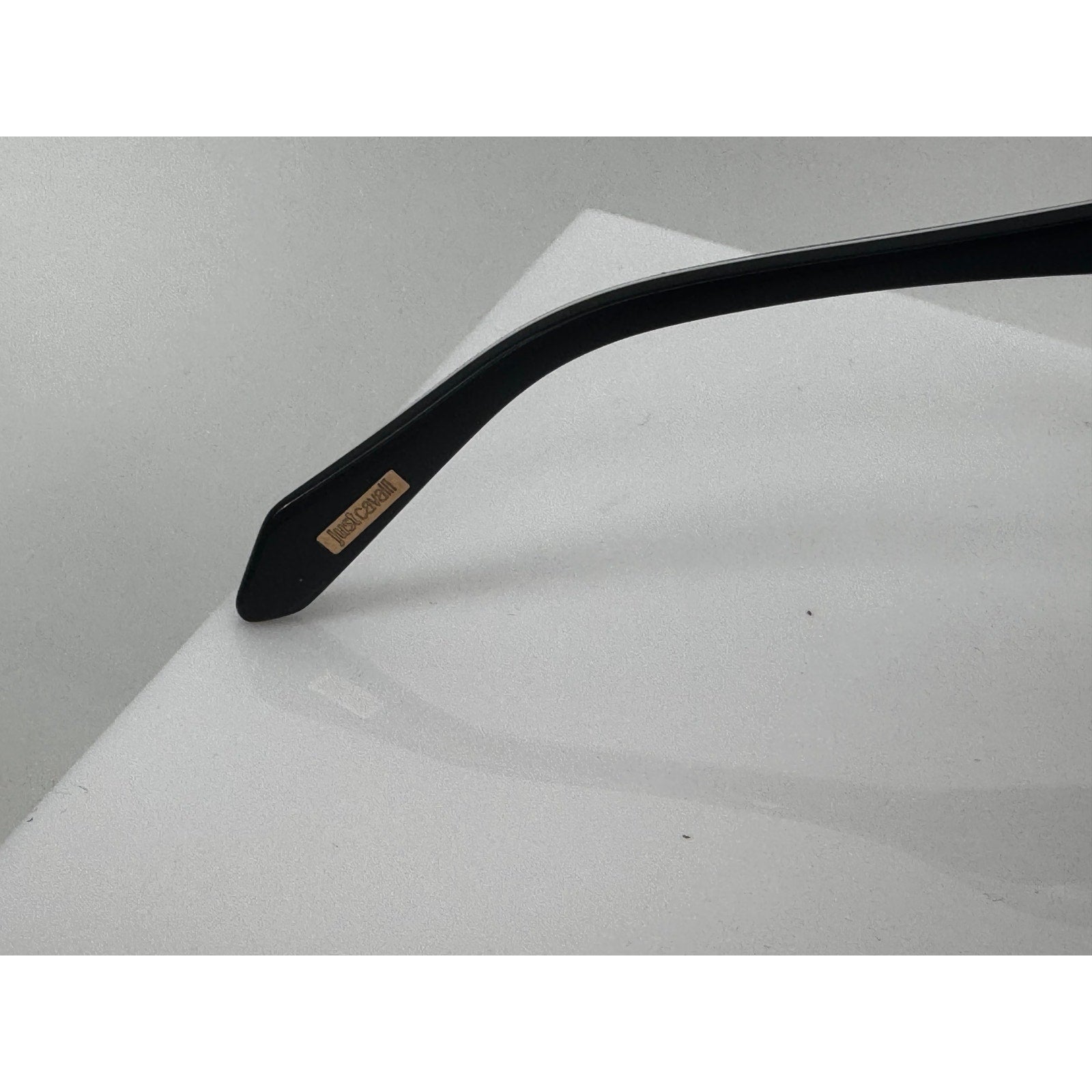 Just Cavalli NWOT Logo Plaque Reptile Arm SJC019K Oversized Limo Tint Sunglasses