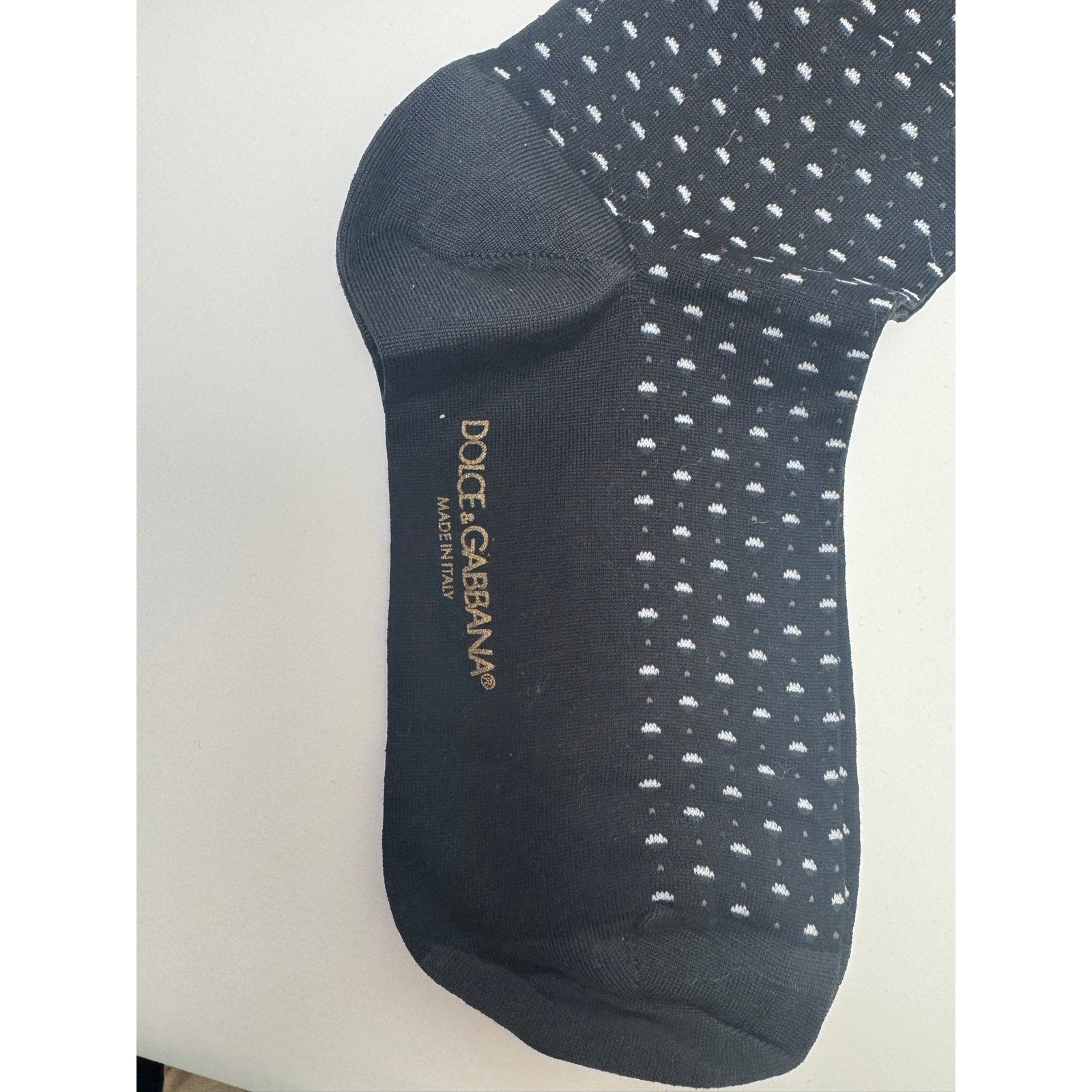 Dolce & Gabbana NWT Cotton Blend Dress Socks – Size M – Made in Italy