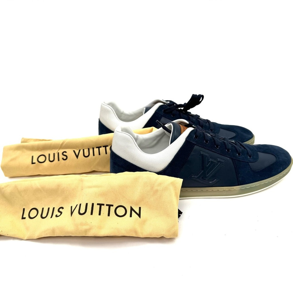 Men’s Louis Vuitton “OFFSHORE”bicolor navy blue LV 8.5 FITS US 9.5, FR 42.5 VNDS