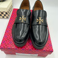 Women's Tory Burch Everly chunky leather loafers size 10.5 US