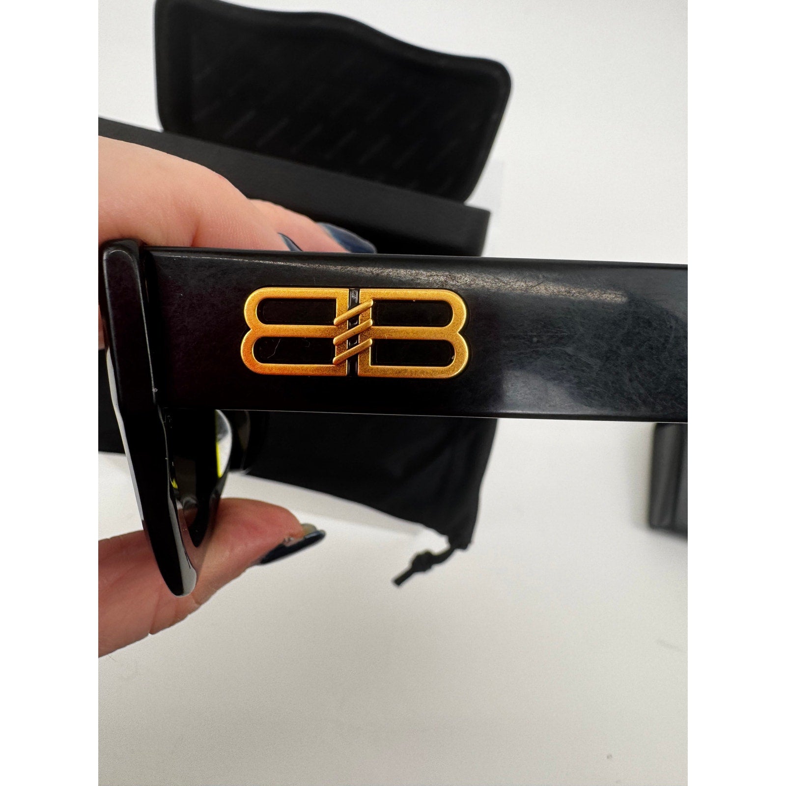 Unisex Balenciaga NWT Black BB0234S Sunglasses