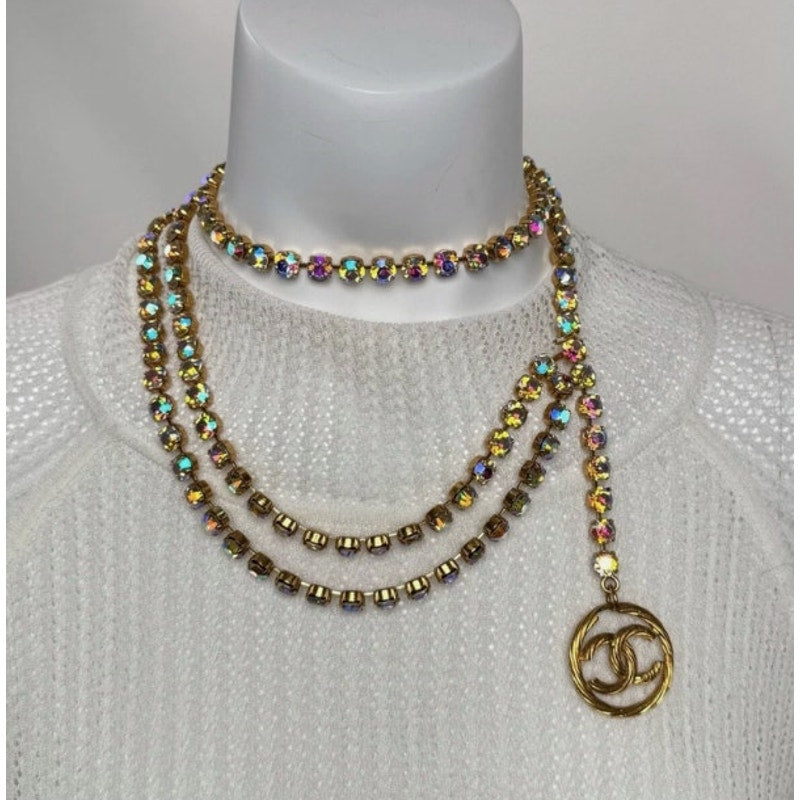 Chanel Barbie Dreams Collection Multi-Purpose Chain w/ Custom Gem Bra Size L