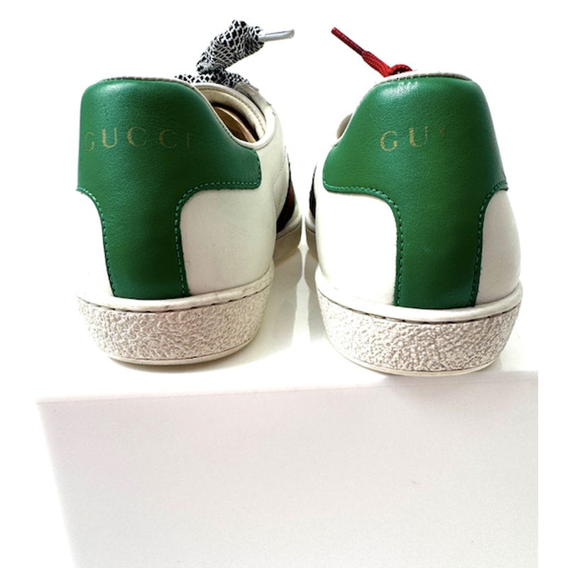 Women's Disney x Gucci New Ace Donald Duck Patch Sneakers Size 4.5