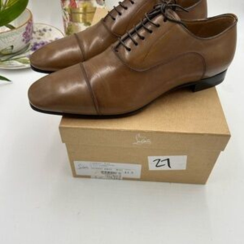 Men's Christian Louboutin greggo patina Leather Oxford size 41.5 made in Italy