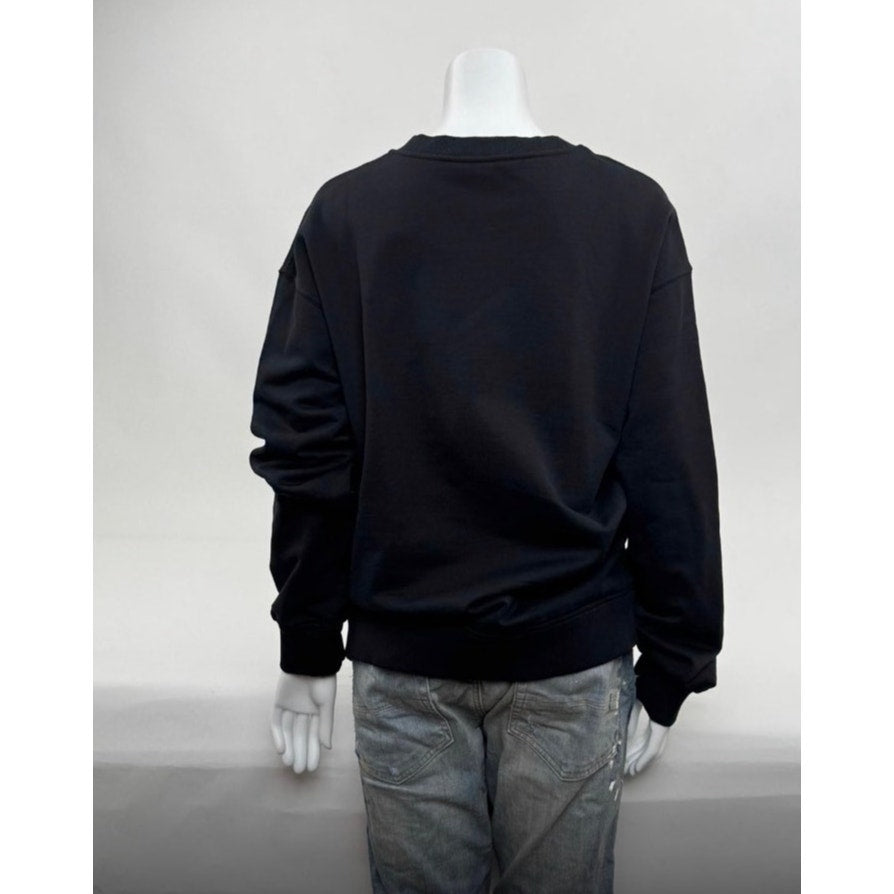 Men's Dolce & Gabbana IT 38/ Fits Like A Large Black "DG" Logo Print Sweatshirt