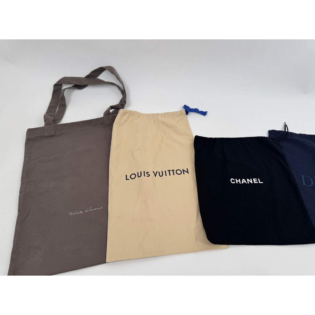 Luxury Dust Bag Bundle - Chanel, Dior, Louis Vuitton, Saint Laurent & Rick Owens
