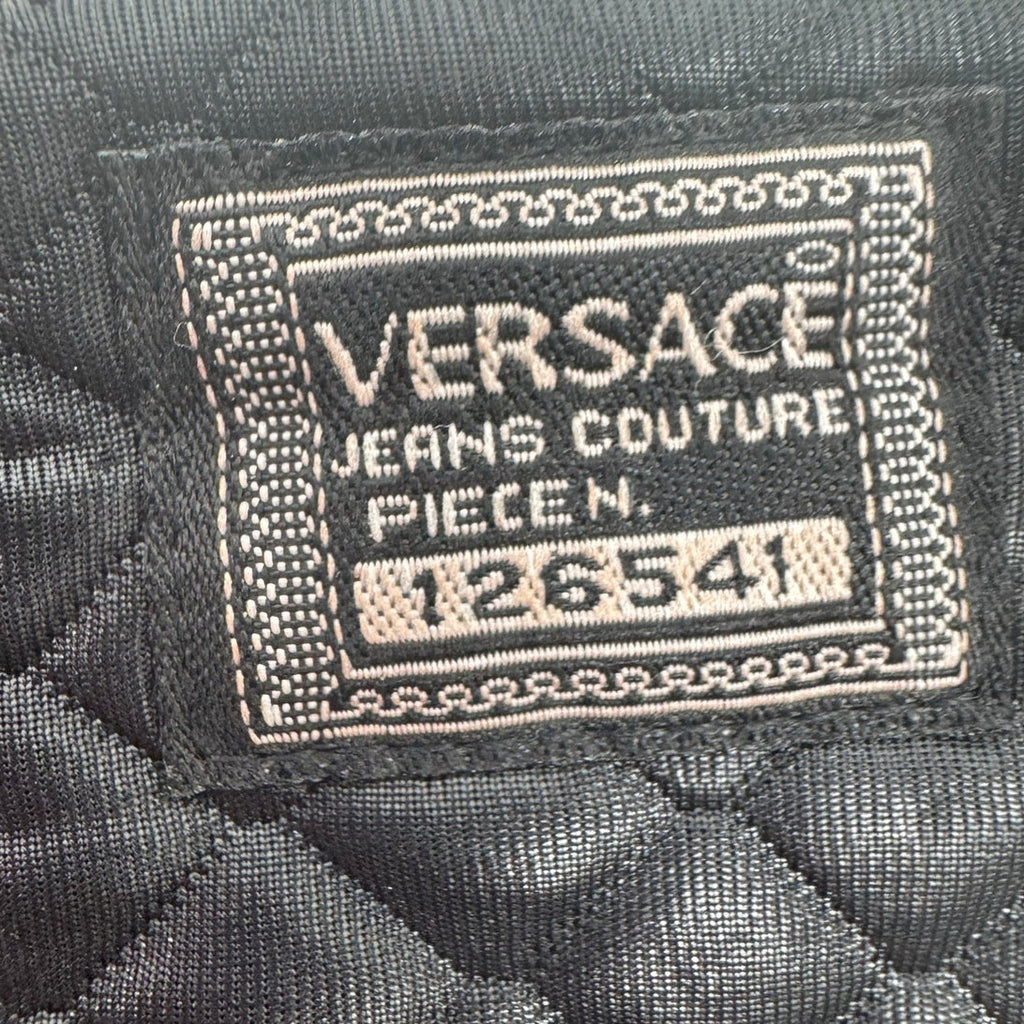 Versace Jeans Couture Women's Black Jacket and Pants Pantsuit with Belt – Size M