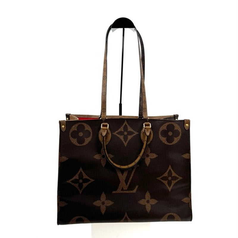 Louis Vuitton On the Go Brown and Light Brown Monogram Large Tote