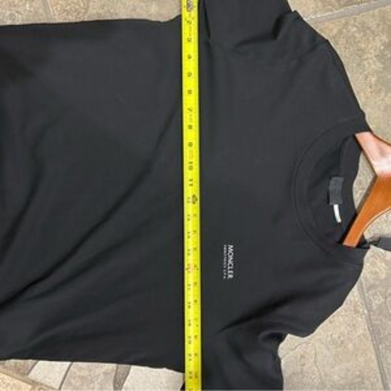 Moncler men's long sleeve cotton T-shirt, size small NWT