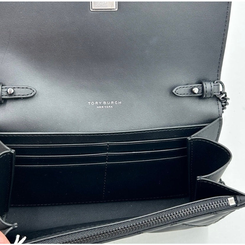 Women's Tory Burch matte chain wallet Crossbody NWT