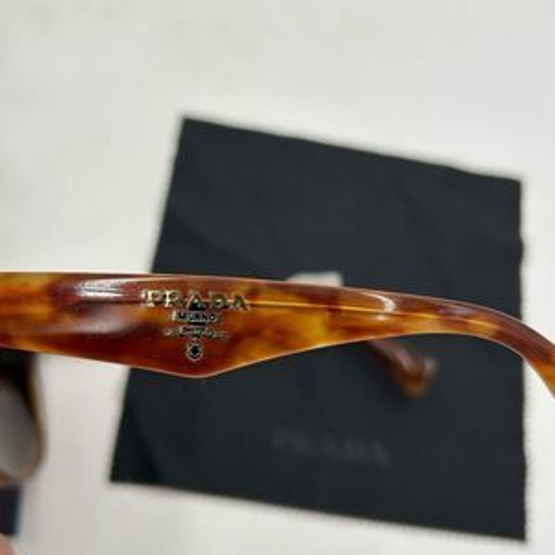 Women’s Prada retro tortoiseshell sunglasses made in Italy