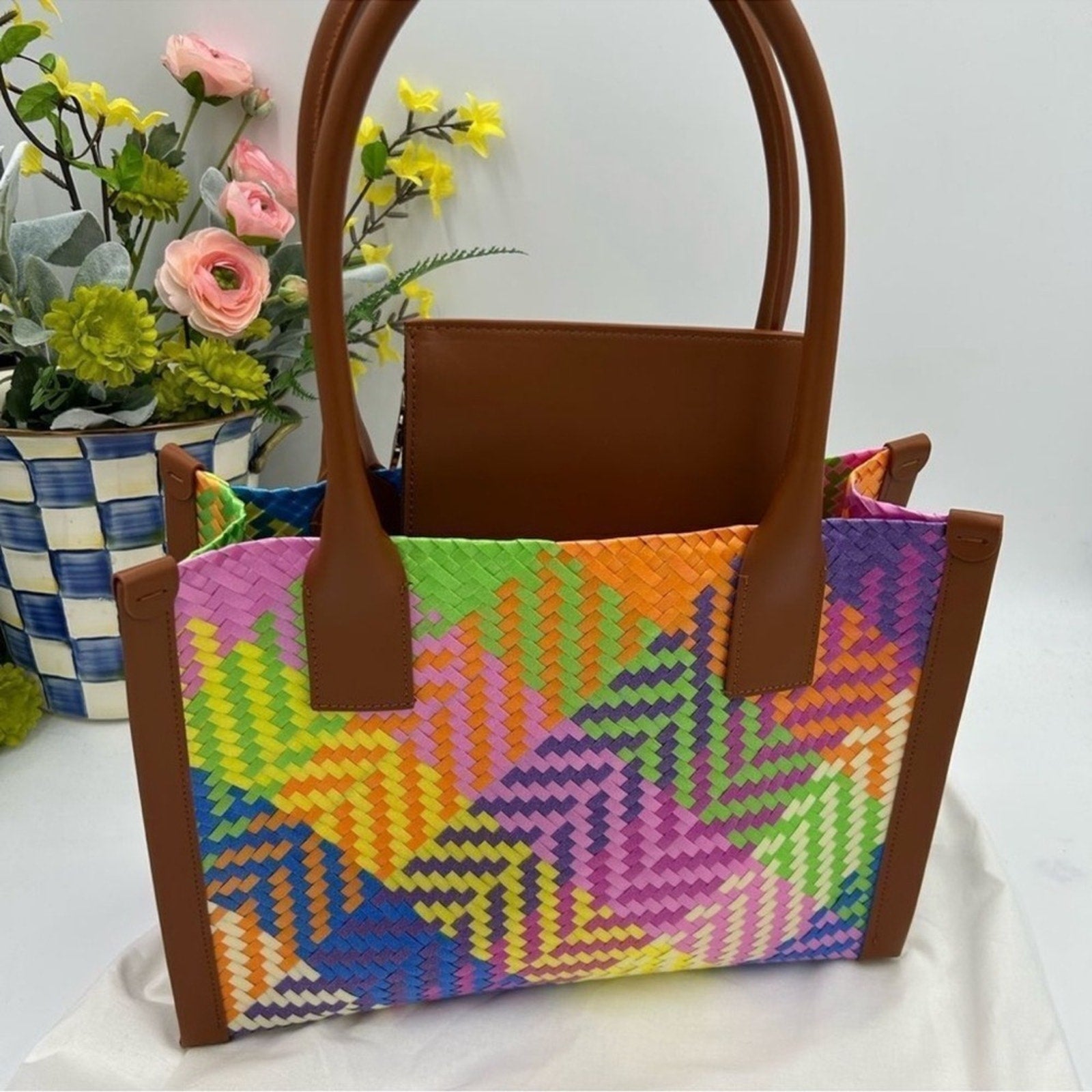 Women's Christian Louboutin side-by-side tote with removable pouch
Made in Italy