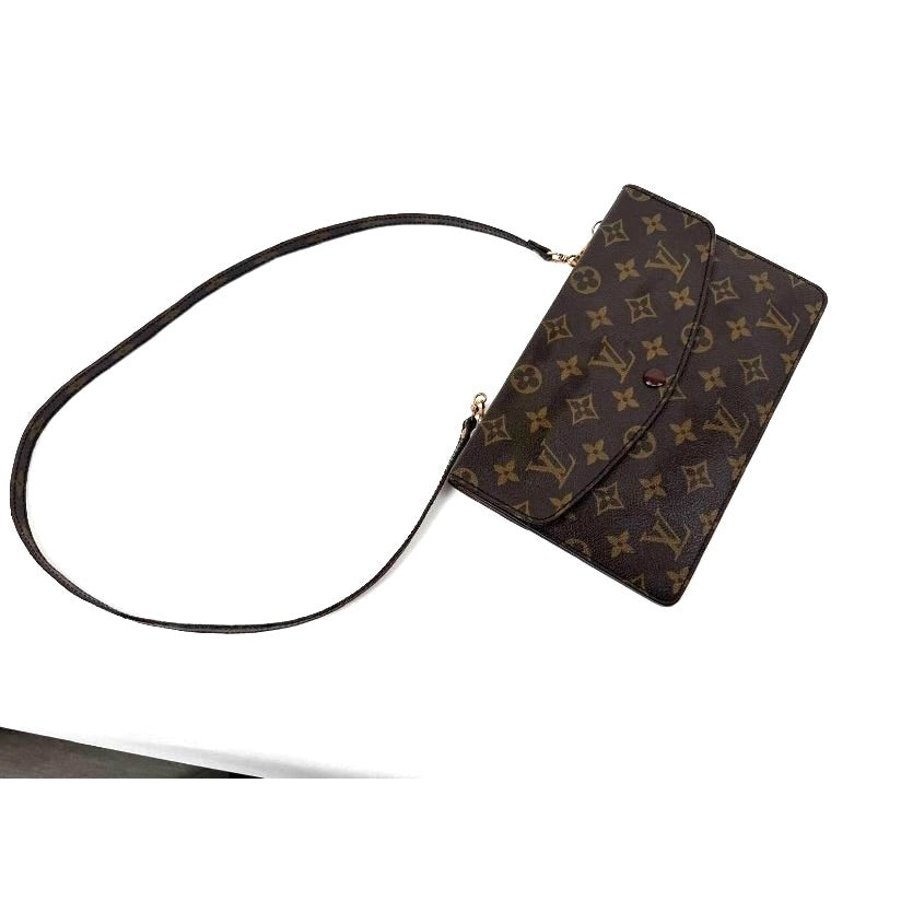 Women's Louis Vuitton Monogram Pochette Double Rabat Shoulder Bag