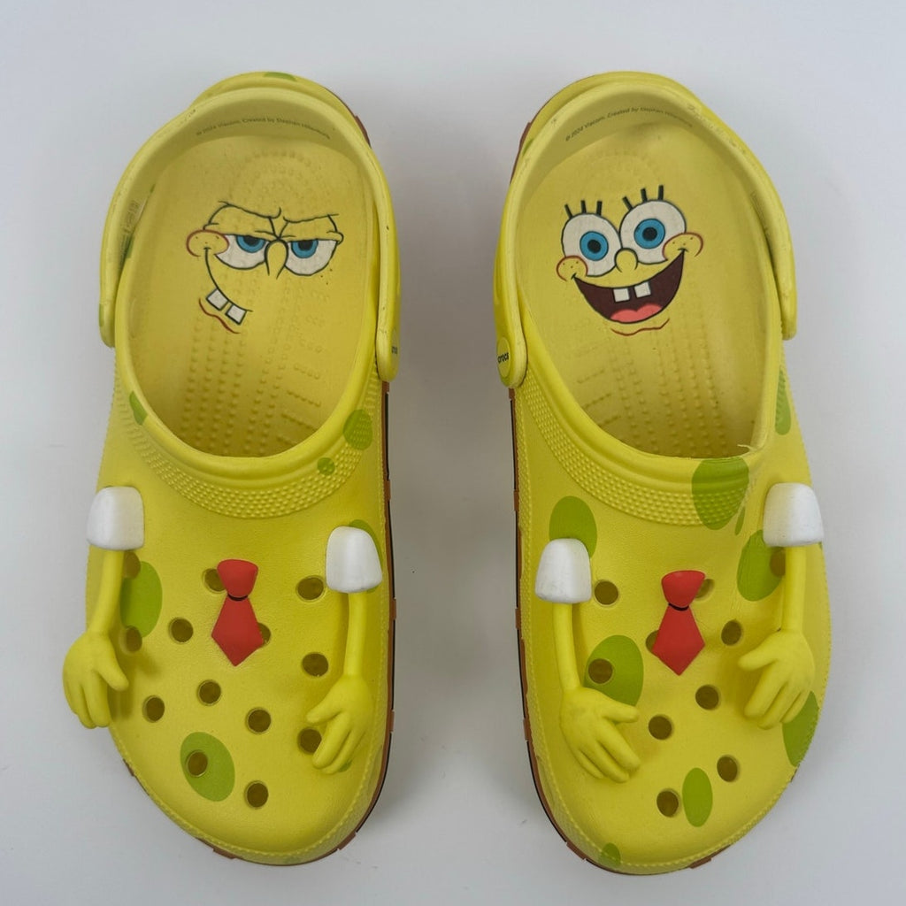 Men's Crocs x SpongeBob SquarePants Special Edition Classic Clogs Size 13