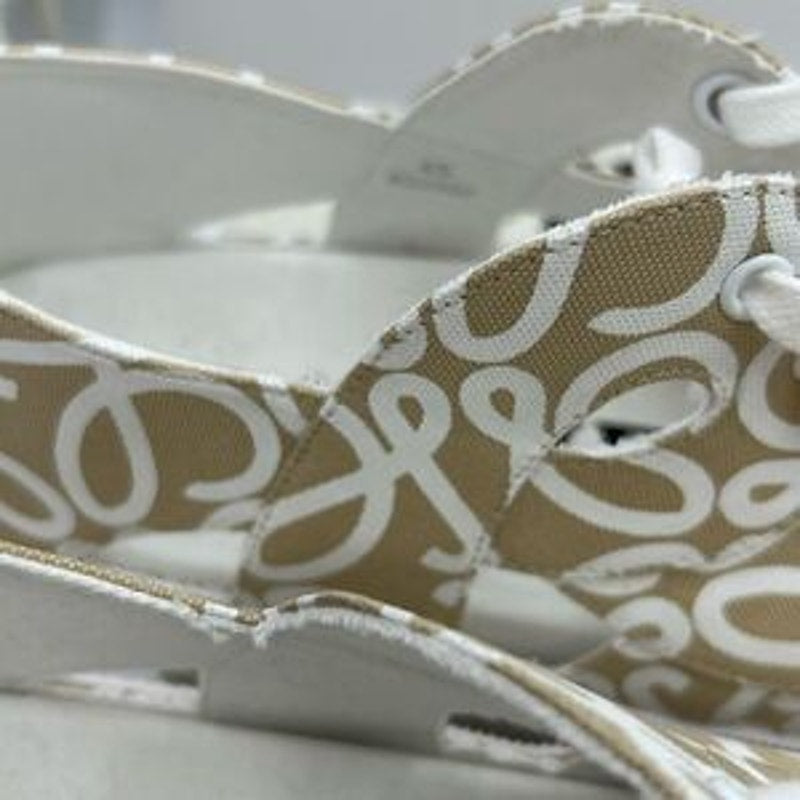 Men’s Loewe canvas, low top sneakers size 44 made in Spain