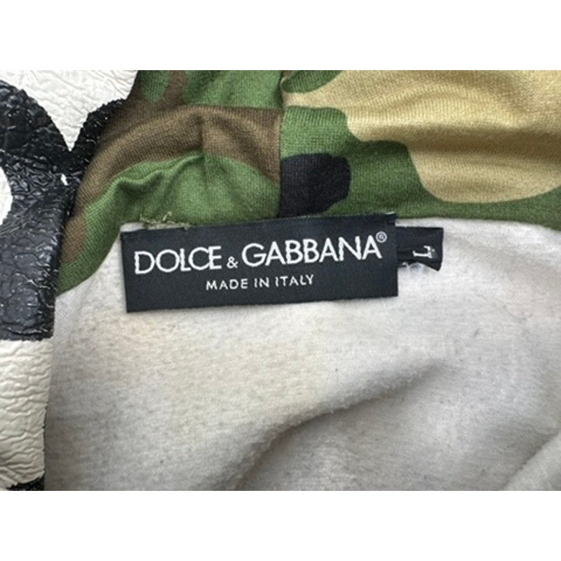 Men's Dolce & Gabbana NWOT Camouflage Print Inserts Hoodie Size L
