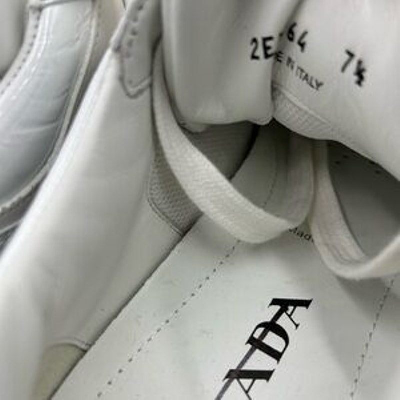 Men's Prada downtown leather sneakers size 7.5 fits 8.5 US made in Italy