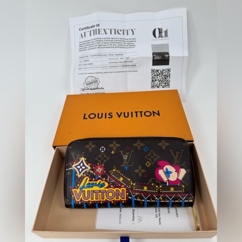 Louis Vuitton Vivienne Westwood Roller Coaster Long Zippy Wallet