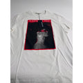 Men's Neil Barrett NWT White "A Kind Of Red" Graphic Short Sleeve T-Shirt Size L