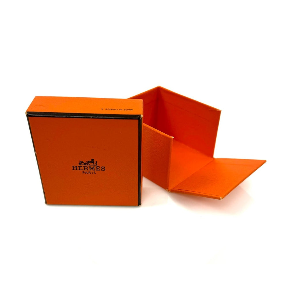 Hermes Rare Black Logo Artemis Leather With Silver Closure Bracelet