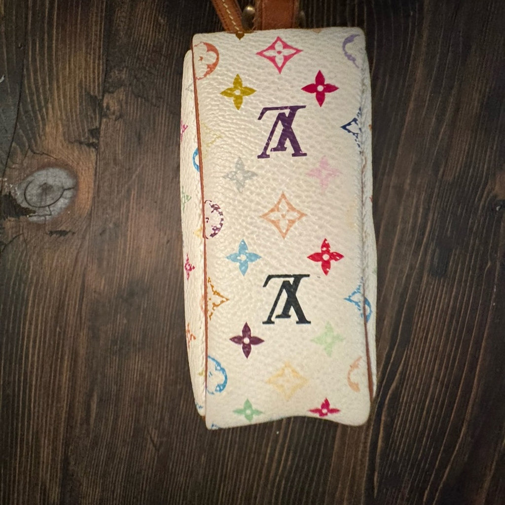 Louis Vuitton Takashi Murakami Monogram Multicolore Trousse Wapity Clutc…