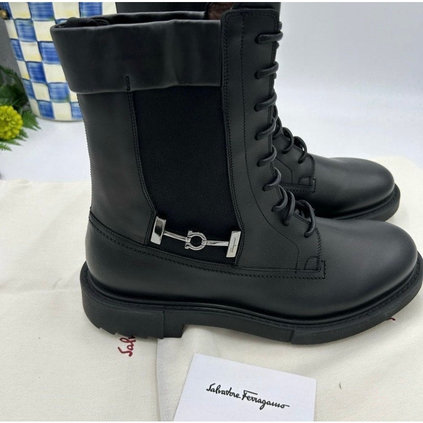 Men's Salvatore, Ferragamo, Iglesias, gancio Chelsea boots size 8.5 EE