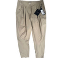 Dolce & Gabbana NWT Khaki Cotton Pants with Ankle Zip Detail Size IT 42 / US 6