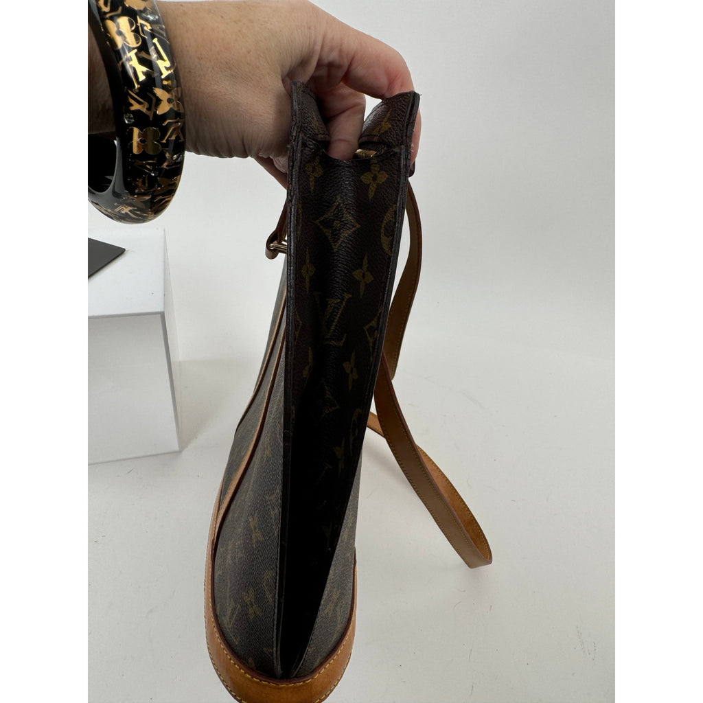 Louis Vuitton Brown Coated Canvas Monogram Babylone Zip Top Handle Bag