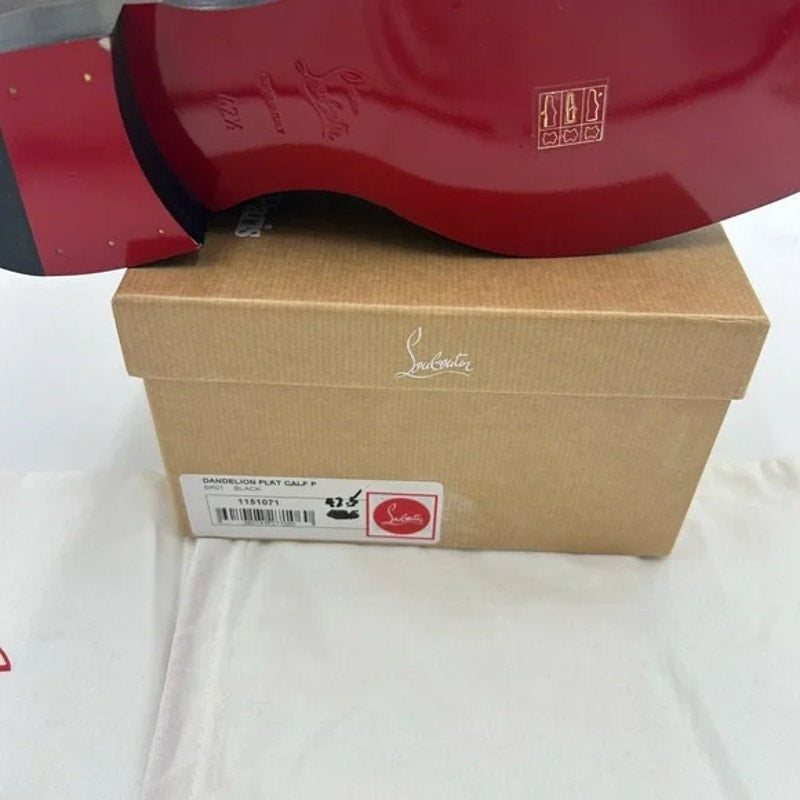 Men's Christian Louboutin chambeliss Derby shoes size 42.5 made in Italy