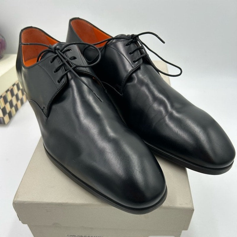 Men's Santoni, shiny leather dress Oxford size 12 made in Italy