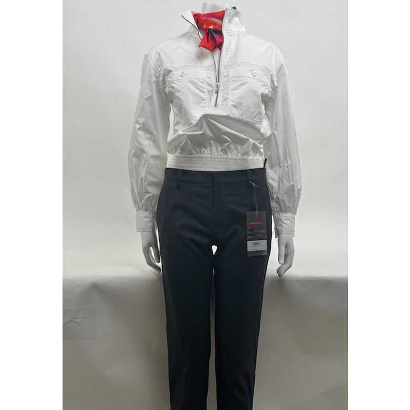 AYR NWT Dockside White Long Sleeve Half Zip Jacket Size XS
