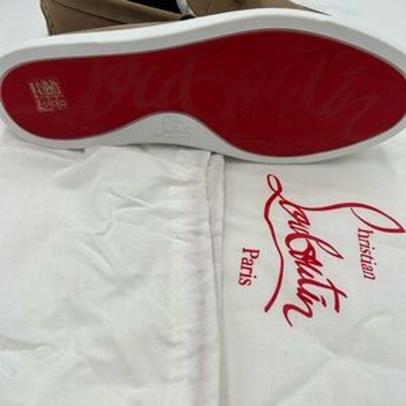 Men's Christian Louboutin CHAMBELIBOAT loafers size 10 made in Italy