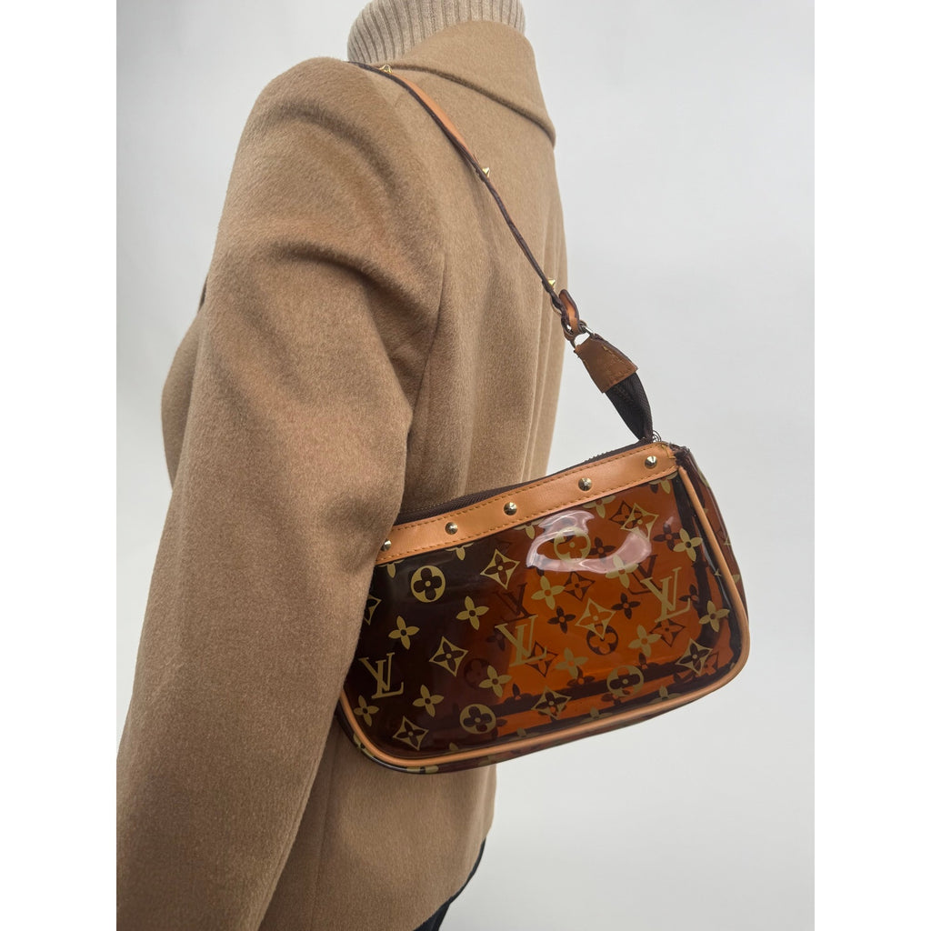 Rare Louis Vuitton Women's Brown Monogram PVC Pochette Bag