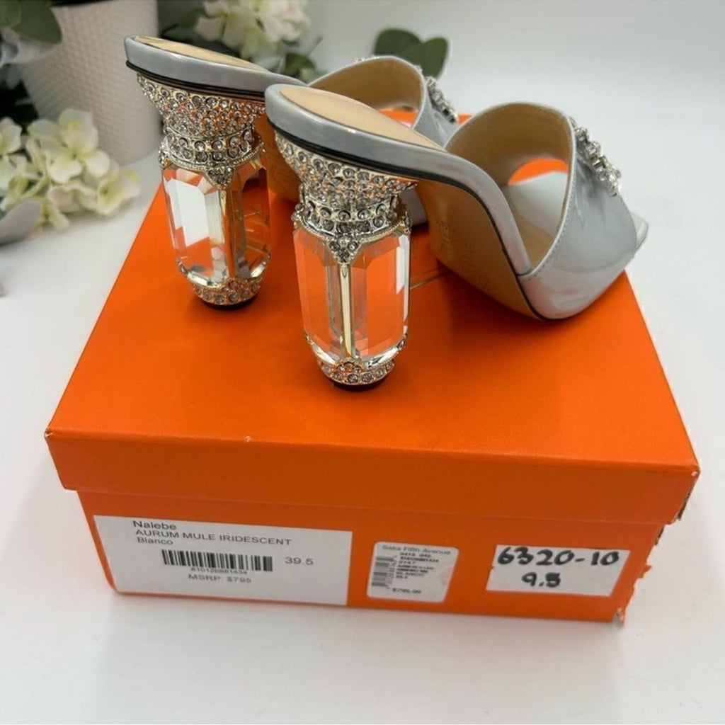 Women's Nalebe diamanté iridescent mule 
Size 39.5 
Made in Italy
Size: 9.5