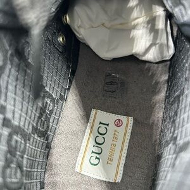 Gucci Men's 1977 tennis High-Top Sneakers size 10.5 made in Italy