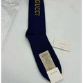 Men's Gucci intarsia logo socks size medium, made in Italy