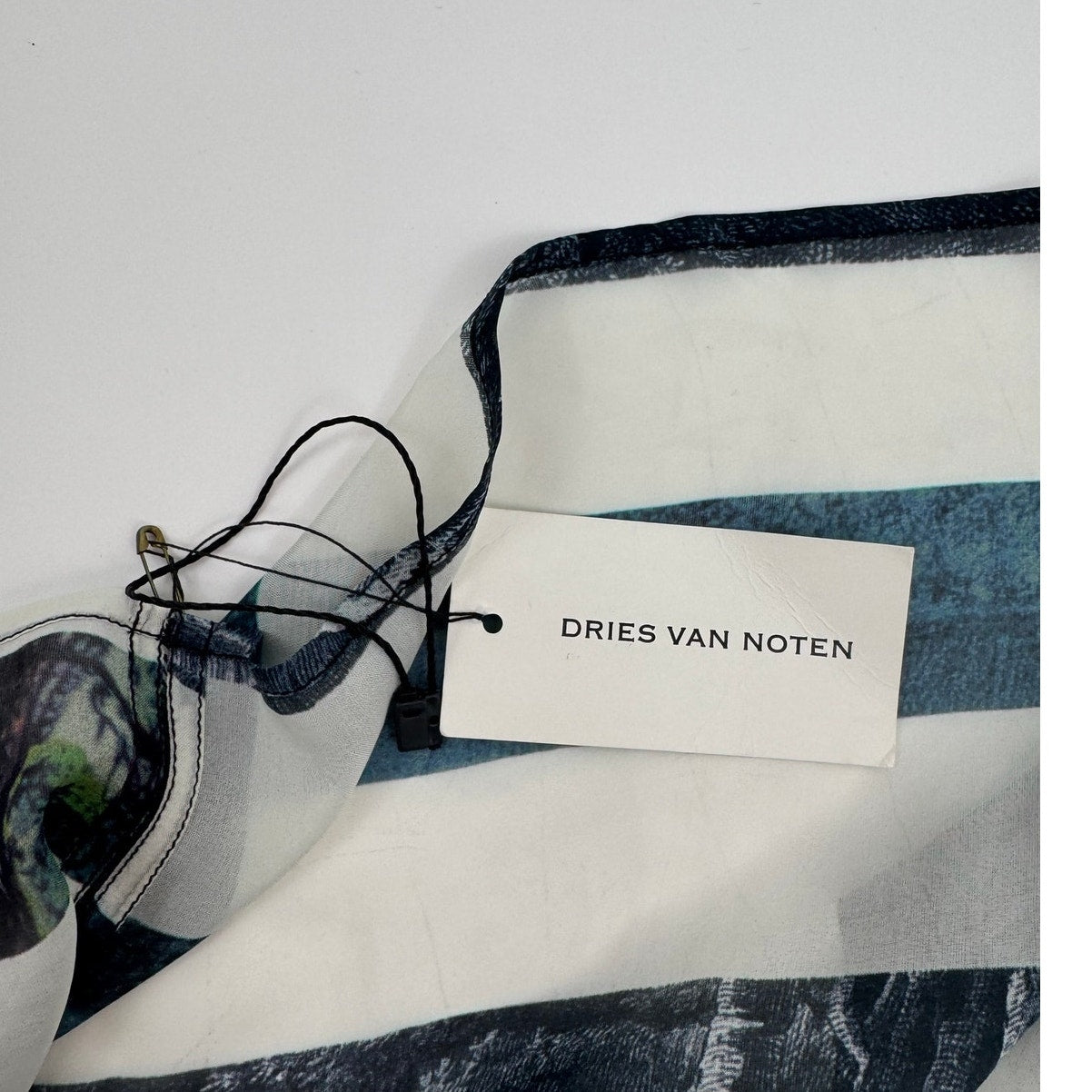 Dries Van Noten Striped Patterned Wrap – Multi-Way Dress, Skirt, Top & Head Wrap