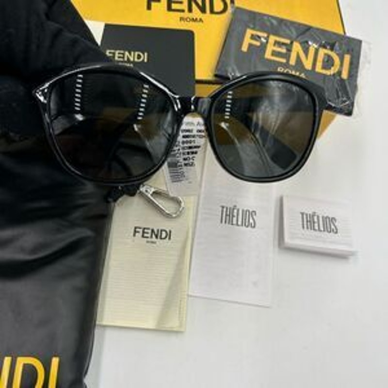Unisex Fendi cat eye sunglasses made in Italy NWT