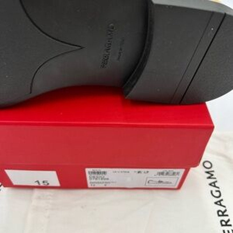 Men, Salvador, Ferragamo, desio suede loafers size 12 E made in Italy