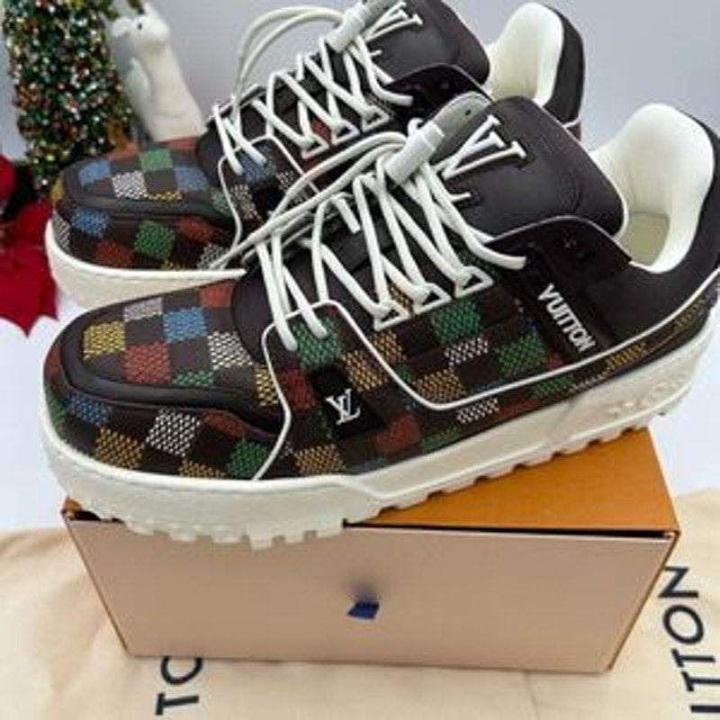 Men’s Louis Vuitton X Murakami trainer sneakers size 10 fits 11 US made in Italy