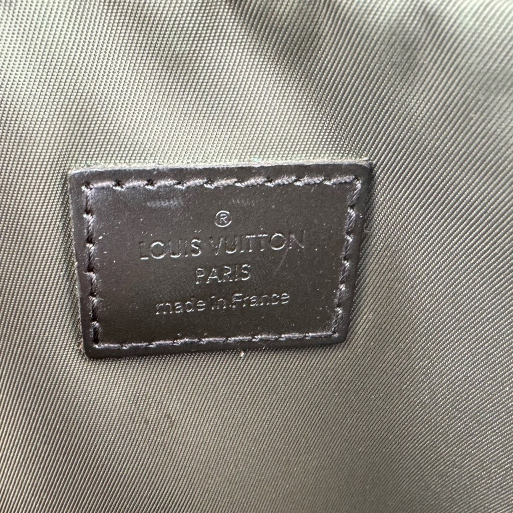 LV Black Damier Ebene Geronimos Cross Body Fanny Pack Bum Bag- READ DESCRIPTION