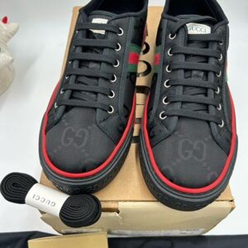 Men's Gucci tennis 1977 off the grid low top sneakers size 10 made in Italy