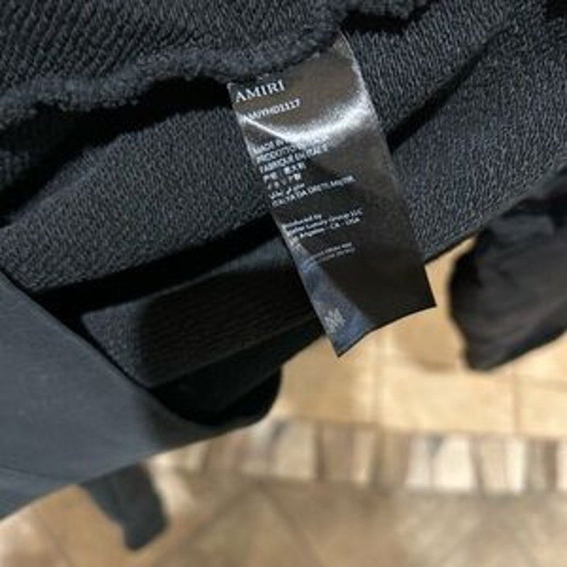 Men's Amiri bleach bandanna cotton oversized hoodie size XXL made in Italy