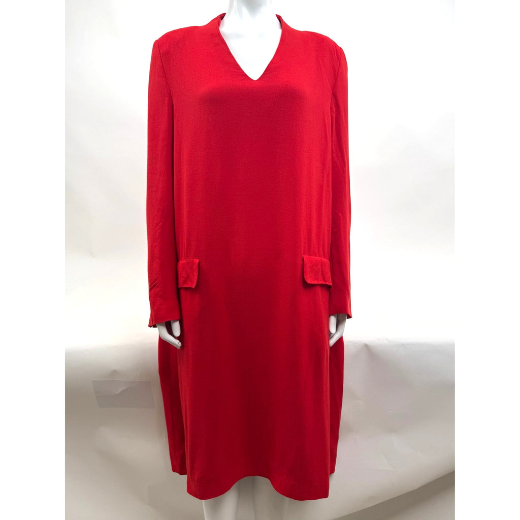 Maison Margiela NWT Red Dress with Zip Open Sleeves Size IT 42 / US 6