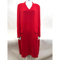 Maison Margiela NWT Red Dress with Zip Open Sleeves Size IT 42 / US 6